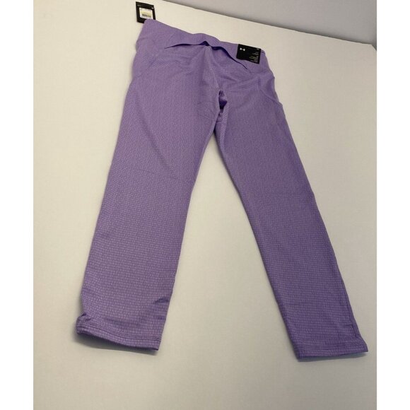 Under Armour Women Reflect Ankle Leggings High Waisted Waistband Size M Purple - Picture 4 of 13